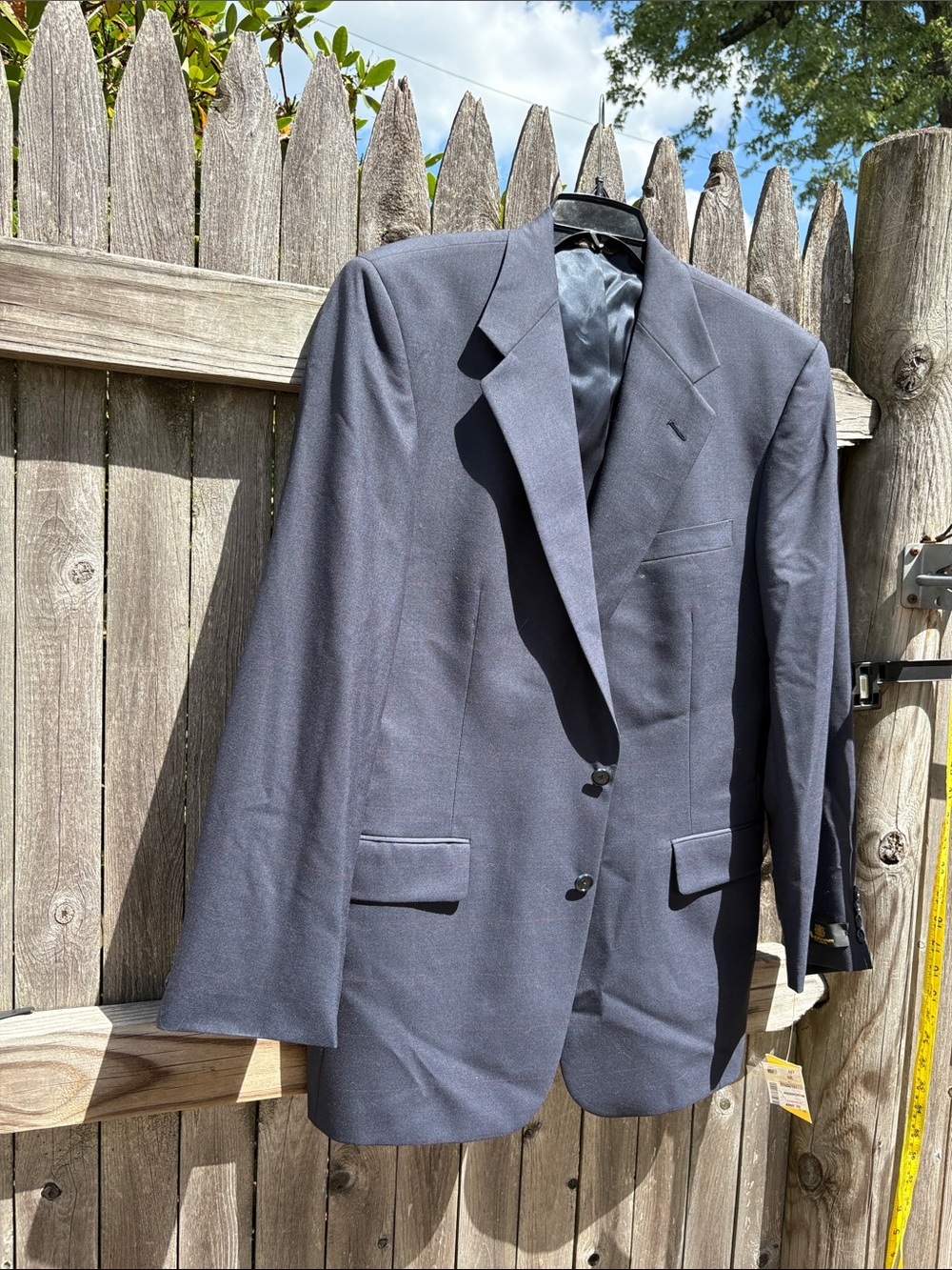 Aquascutum 42L vintage navy wool blazer!! NWT!!